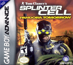 Splinter Cell: Pandora Tomorrow box art for GameBoy Advance